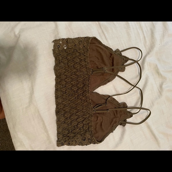 Dark olive green bralette - Picture 4 of 8